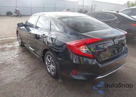 2020 Honda Civic Lx из США, поврежденный, VIN 19XFC2F61LE002683